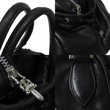 Load image into Gallery viewer, [USED/中古]CHROME HEARTS クロムハーツ ハンドバッグ  SQRRY JO FILI SM ブラック レザー シルバー925 シルバー金具 Bランク 中古 4c069821