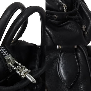 [USED/中古]CHROME HEARTS クロムハーツ ハンドバッグ  SQRRY JO FILI SM ブラック レザー シルバー925 シルバー金具 Bランク 中古 4c069821