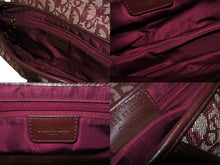 Load image into Gallery viewer, Christian Dior クリスチャンディオール サドルバッグ ガリアーノ期 02年 ハンドバッグ トロッター柄 レザー レッド 美品 中古 4c069822