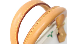 Load image into Gallery viewer, LOUIS VUITTON ルイヴィトン ミニスピーディ ミニボストンバッグ M92645 PVC ヌメ革 ホワイト マルチカラー 美品 中古 4c069881