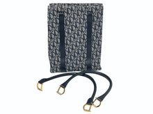 Load image into Gallery viewer, Christian Dior ディオール ハンドバッグ カバン スピーディ キャンバス トロッター柄 ネイビー 良品中古 4c071473