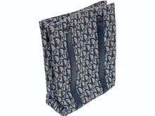 Load image into Gallery viewer, Christian Dior ディオール ハンドバッグ カバン スピーディ キャンバス トロッター柄 ネイビー 良品中古 4c071473