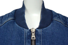 Load image into Gallery viewer, BALMAIN バルマン パテッド デニム ブルゾン JAPAN製 コットン ブルー サイズM S8H2103T348 美品 中古 4c071931