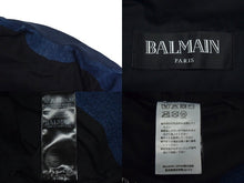 Load image into Gallery viewer, BALMAIN バルマン パテッド デニム ブルゾン JAPAN製 コットン ブルー サイズM S8H2103T348 美品 中古 4c071931