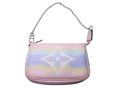 LOUIS VUITTON ルイヴィトン エスカル ミニポシェット アクセソワール アクセサリーポーチ M69269 ピンク グラデーション 美品 中古 4c072842