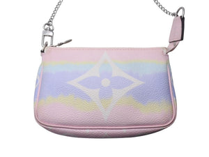 LOUIS VUITTON ルイヴィトン エスカル ミニポシェット アクセソワール アクセサリーポーチ M69269 ピンク グラデーション 美品 中古 4c072842
