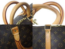 Load image into Gallery viewer, LOUIS VUITTON ルイヴィトン モノグラム キーポル45 ボストンバッグ M41428 ブラウン ゴールド金具 美品 中古 4c072890