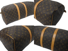 Load image into Gallery viewer, LOUIS VUITTON ルイヴィトン モノグラム キーポル45 ボストンバッグ M41428 ブラウン ゴールド金具 美品 中古 4c072890