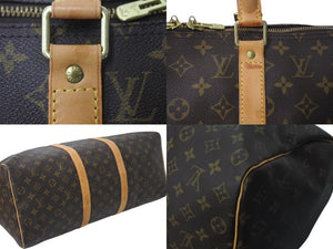LOUIS VUITTON ルイヴィトン キーポル50 ボストンバッグ M41426 モノグラムキャンバス ブラウン ゴールド金具 美品 中古 4c072892