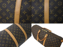 Load image into Gallery viewer, LOUIS VUITTON ルイヴィトン キーポル50 ボストンバッグ M41426 モノグラムキャンバス ブラウン ゴールド金具 美品 中古 4c072894