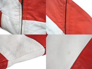 MICHAEL HOBAN マイケルホーバン American flag leather jacket アメリカ国旗 レザー ジャケット XL 美品 中古 4c072907