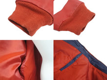 Load image into Gallery viewer, MICHAEL HOBAN マイケルホーバン American flag leather jacket アメリカ国旗 レザー ジャケット XL 美品 中古 4c072907