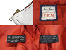 Load image into Gallery viewer, MICHAEL HOBAN マイケルホーバン American flag leather jacket アメリカ国旗 レザー ジャケット XL 美品 中古 4c072907