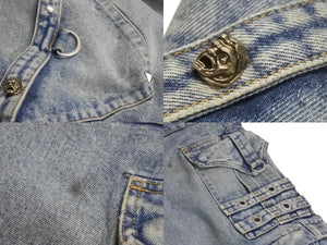 Balenciaga バレンシアガ Raver Baggy Pants 681693 TJW60 レイバーバギーパンツ ユニセックス ブルー サイズ 31 美品 中古 4c072964
