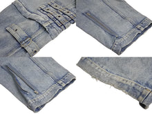 Load image into Gallery viewer, Balenciaga バレンシアガ Raver Baggy Pants 681693 TJW60 レイバーバギーパンツ ユニセックス ブルー サイズ 31 美品 中古 4c072964