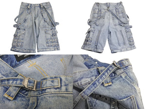 Balenciaga バレンシアガ Raver Baggy Pants 681693 TJW60 レイバーバギーパンツ ユニセックス ブルー サイズ 31 美品 中古 4c072964