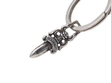Load image into Gallery viewer, CHROME HEARTS クロムハーツ ショートクラシックリンク キーリング キーホルダー 2リンク 重量約55.7g シルバー925 美品 中古 4c073083