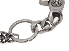 Load image into Gallery viewer, CHROME HEARTS クロムハーツ ショートクラシックリンク キーリング キーホルダー 2リンク 重量約55.7g シルバー925 美品 中古 4c073083