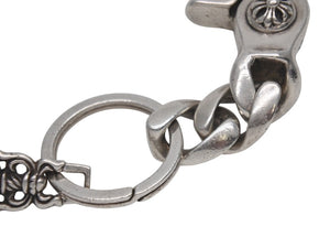 CHROME HEARTS クロムハーツ ショートクラシックリンク キーリング キーホルダー 2リンク 重量約55.7g シルバー925 美品 中古 4c073083