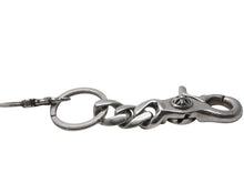 Load image into Gallery viewer, CHROME HEARTS クロムハーツ ショートクラシックリンク キーリング キーホルダー 2リンク 重量約55.7g シルバー925 美品 中古 4c073083