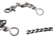 Load image into Gallery viewer, CHROME HEARTS クロムハーツ 1クリップショート Sクラシック ウォレットチェーン 重量約185.9g 全長約38cm 1996/925刻印 美品 中古 4c073084