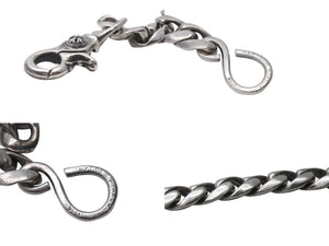 CHROME HEARTS クロムハーツ 1クリップショート Sクラシック ウォレットチェーン 重量約185.9g 全長約38cm 1996/925刻印 美品 中古 4c073084