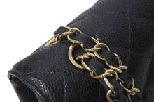 Load image into Gallery viewer, 極美品 CHANEL シャネル ショルダーバッグ マトラッセ25 キャビアスキン ダブルフラップ ブラック ゴールド金具 7番台 A01112 中古 4c073531