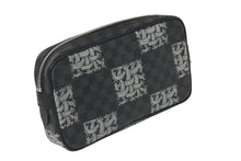 Load image into Gallery viewer, 極美品 LOUISVUITTON ルイヴィトン Damier Graphite Pochette Volga ダミエ グラフィット ポシェット ヴォルガ N61228 中古 4c073980
