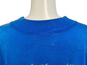 RSVP アールエスヴィーピー VINTAGE ヴィンテージ NIKE ナイキ 90's 銀タグ "NIKE AIR 刺繍" モックネックTシャツ ブルー サイズXL 美品 中古 4c074094 