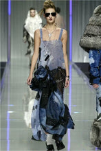 画像をギャラリービューアに読み込む, 極美品 Christian Dior クリスチャンディオール スノーブーツ ガリアーノ期 トロンプルイユ デニム 00FW サイズ35-37 アーカイブ 中古 4b000921