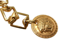 Load image into Gallery viewer, Gianni Versace ジャンニ ヴェルサーチ メデューサ ゴールド チェーン ベルト メッキ ロゴ アクセサリー ジュエリー 小物 美品 中古 4c074278