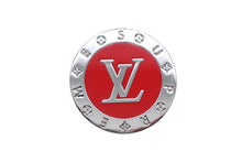 Load image into Gallery viewer, 極美品 Supreme シュプリーム × LOUIS VUITTON ルイヴィトン ピンズ ピンバッチ MP2076 17AW シルバー レッド ブランドロゴ 中古 4c074543