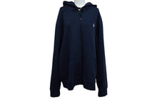Load image into Gallery viewer, POLO RALPH LAUREN ポロラルフローレン ジップアップパーカー コットン ネイビー ポリエステル サイズXL 美品 中古 4c074726