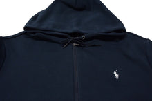 Load image into Gallery viewer, POLO RALPH LAUREN ポロラルフローレン ジップアップパーカー コットン ネイビー ポリエステル サイズXL 美品 中古 4c074726