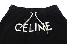 Load image into Gallery viewer, CELINE セリーヌ スウェットパンツ ブラック コットン ユニセックス 2Z056670Q 美品 中古 4c074749