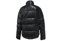 Load image into Gallery viewer, 極美品 CHROME HEARTS クロムハーツ STIFF LTHR スティッフ クロスボール ダウンジャケット ブラック 羊革 サイズM シルバー金具 中古 4c074771