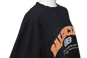BALENCIAGA バレンシアガ Logo-crash long sleeve ロゴクラッシュ加工ロングスリーブ 681046 TLVJ1 美品 中古 4c074788