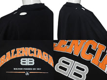 Load image into Gallery viewer, BALENCIAGA バレンシアガ Logo-crash long sleeve ロゴクラッシュ加工ロングスリーブ 681046 TLVJ1 美品 中古 4c074788