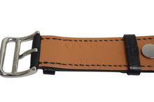 Load image into Gallery viewer, HERMES x Apple Watch エルメス アップルウォッチ メドール ドゥブルトゥール 38mm 交換用ベルト バンド ブラック A刻印 2017年製 美品 中古 4c074984