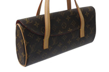 Load image into Gallery viewer, 極美品 LOUIS VUITTON ルイヴィトン モノグラム ソナチネ ハンドバッグ M51902 PVCコーティングキャンバス ヌメ革 ブラウン 中古 4c076598