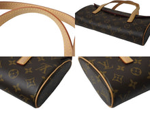 Load image into Gallery viewer, 極美品 LOUIS VUITTON ルイヴィトン モノグラム ソナチネ ハンドバッグ M51902 PVCコーティングキャンバス ヌメ革 ブラウン 中古 4c076598