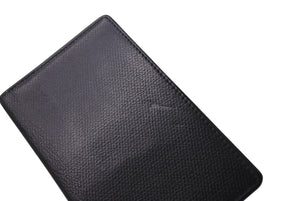 CHANEL シャネル ココマーク カードケース 名刺入れ 二つ折り 12番台 レザー ブラック ゴールド金具 美品 中古 4c074494