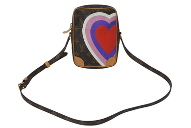 極美品 LOUIS VUITTON ルイヴィトン ゲーム オン パナム ショルダーバッグ モノグラム ブラウン ハート M57450 中古 4c075074