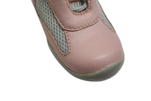 Load image into Gallery viewer, PRADA プラダ アメリカズカップ スニーカー キッズ レザー スウェード テクニカルファブリック ピンク シルバー 美品 中古 4c075143