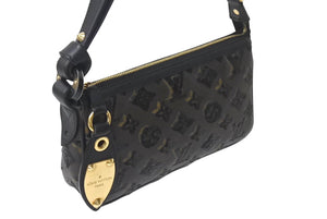 極美品 LOUIS VUITTON ルイヴィトン ポシェットアクセソワール ハンドバッグ モノグラムエクリプス M40247 スパンコール 中古 4c075271