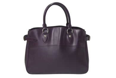 LOUIS VUITTON ルイヴィトン パッシィPM ハンドバッグ M5926K エピ レザー パープル シルバー金具 美品 中古 4c075301