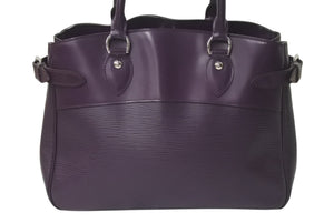 LOUIS VUITTON ルイヴィトン パッシィPM ハンドバッグ M5926K エピ レザー パープル シルバー金具 美品 中古 4c075301