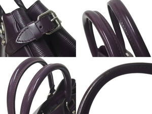 LOUIS VUITTON ルイヴィトン パッシィPM ハンドバッグ M5926K エピ レザー パープル シルバー金具 美品 中古 4c075301