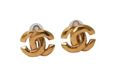 CHANEL シャネル イヤリング ココマーク アクセサリー 03P刻印 3.8g GP ゴールド金具 美品 中古 4c075483