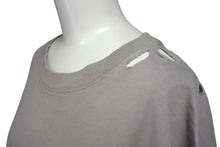Load image into Gallery viewer, 極美品 BALENCIAGA バレンシアガ 22SS モザイクロゴプリント 半袖Ｔシャツ グレー コットン サイズM 661715 中古 4c075504